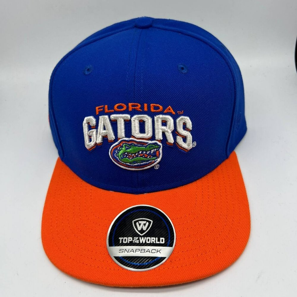 Florida Gators NCAA Top of the World Hat‎ Snapback Cap Blue New Men